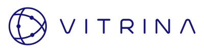 Vitrinalogo blue
