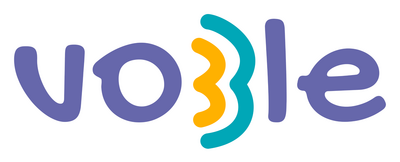 Vobble die Cut white BG